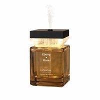 Diffuseur d'arômes intelligent en verre grande capacité avec éclairage d'ambiance, sans flamme, pour huiles essentielles, décoration de chambre