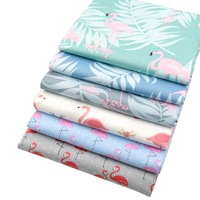Tissu imprimé en sergé de coton de luxe, best-seller, disponible en 4 spécifications pour le patchwork DIY, tissu floral en pur coton en gros