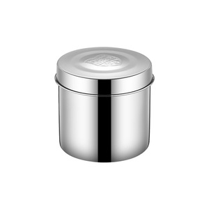 Stainless Steel Round Storage Container With Lid For Food Sample 304 Capacity Less Than 300Ml Microwave Safe - Product Image 1