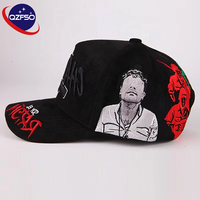 Gorra Deportiva QZFSO con Logotipo Personalizado, Estilo Vintage de 5 Paneles, Forro de Satén, Pedrería, Bordado 3D, Gorra de Béisbol al por Mayor
