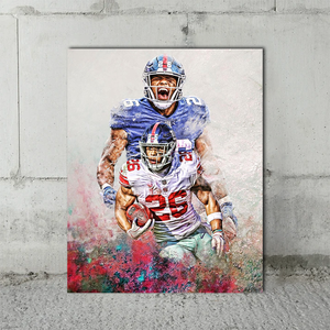 Vente en gros de <span class=keywords><strong>New</strong></span> <span class=keywords><strong>York</strong></span> Giants Impressions sur toile Giants Football Impressions Art mural sportif pour la décoration de la maison - Product Image 5