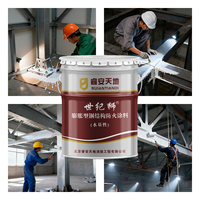 Peinture ignifuge à base de solvant durable pour structures en acier Hangars et entrepôts d'avions