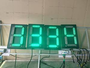 Feu de signalisation rechargeable à compte à rebours Single-8 avec revêtement de protection en stratifié transparent à affichage numérique à LED bicolore - Product Image 4