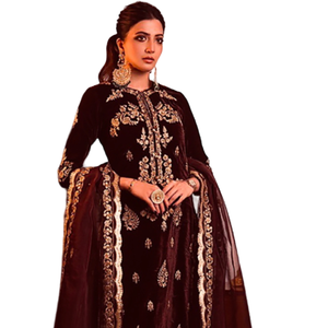 Pantalon Kurta droit pakistanais personnalisable tenue traditionnelle indienne pour les femmes Readymade Eid Ramzan spécial Salwar Kameez robe - Product Image 1