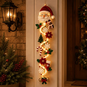 Decoración de pared iluminada en forma de S para Navidad, nube de nieve y adornos de regalo para la sala de estar, exhibición navideña - Product Image 1