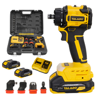 Vente Flash Transfrontalière : Perceuse Électrique Sans Fil Professionnelle 21V Sans Balais, Multifonctionnelle, à Vitesse Variable, 35NM Max, pour Métal