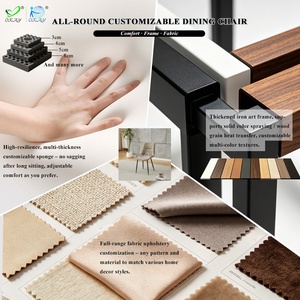 Sillas <span class=keywords><strong>de</strong></span> Comedor Minimalistas OKAY Furniture, Modernas, <span class=keywords><strong>de</strong></span> Lujo Ligero, sin Brazos, para Oficina en Casa, Personalizadas, <span class=keywords><strong>de</strong></span> Calidad, para Uso Comercial, Vestíbulo <span class=keywords><strong>de</strong></span> Hotel - Product Image 2