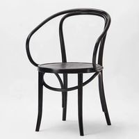 Vente en gros de fauteuils Thonet en bois massif de restaurant design classique vintage en bois de hêtre courbé