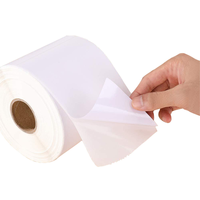 Étiquettes de prix personnalisées pour supermarché, rouleau d'autocollants vierges, forte adhérence, forme personnalisée, promotionnelles, thermiques directes, autocollantes