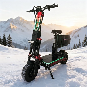 Scooter Eléctrico de Alto Rendimiento con Neumáticos Grandes 8, Velocidad de 100-120 km/h, 60 mph, 70 mph, 72V, 10000W, 15000W, Hidráulico - Product Image 1