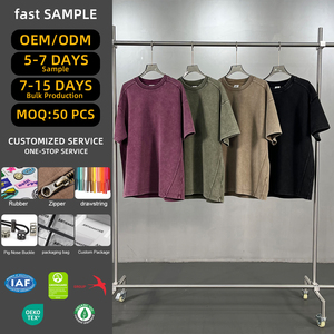 เสื้อยืดแขนสั้นผู้ชาย ODM/OEM น้ำหนัก 305 กรัม สไตล์อเมริกันเรโทร ลายสโนว์เฟลกแบบต่อผ้า แอร์แมมบา ผ้าฝ้าย - Product Image 1