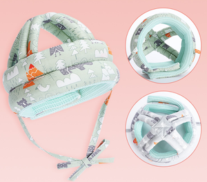 Vente en gros de coussins de sécurité populaires, <span class=keywords><strong>coussin</strong></span> de Protection de tête de bébé en peluche, oreiller de Protection de bébé, soins de bébé, Support de casque Opp sûr - Product Image 4