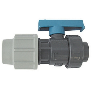 Valvola F.Plasson con un connettore a compressione e un raccordo filettato 1/2 X 20 per applicazioni di riempimento - Product Image 1
