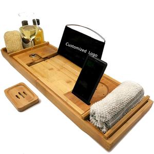 Nuovo Design Espandibile di Bambù <span class=keywords><strong>Vasca</strong></span> <span class=keywords><strong>Da</strong></span> <span class=keywords><strong>Bagno</strong></span> Caddy-di Bambù <span class=keywords><strong>Vasca</strong></span> <span class=keywords><strong>da</strong></span> <span class=keywords><strong>bagno</strong></span> Caddy Vassoio Con Il Telefono E Supporto di Vetro di Vino - Product Image 1