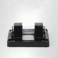 Support de fixation double oreille pour vérin pneumatique en fonte noire peinte – Support de vérin pour cylindre à air