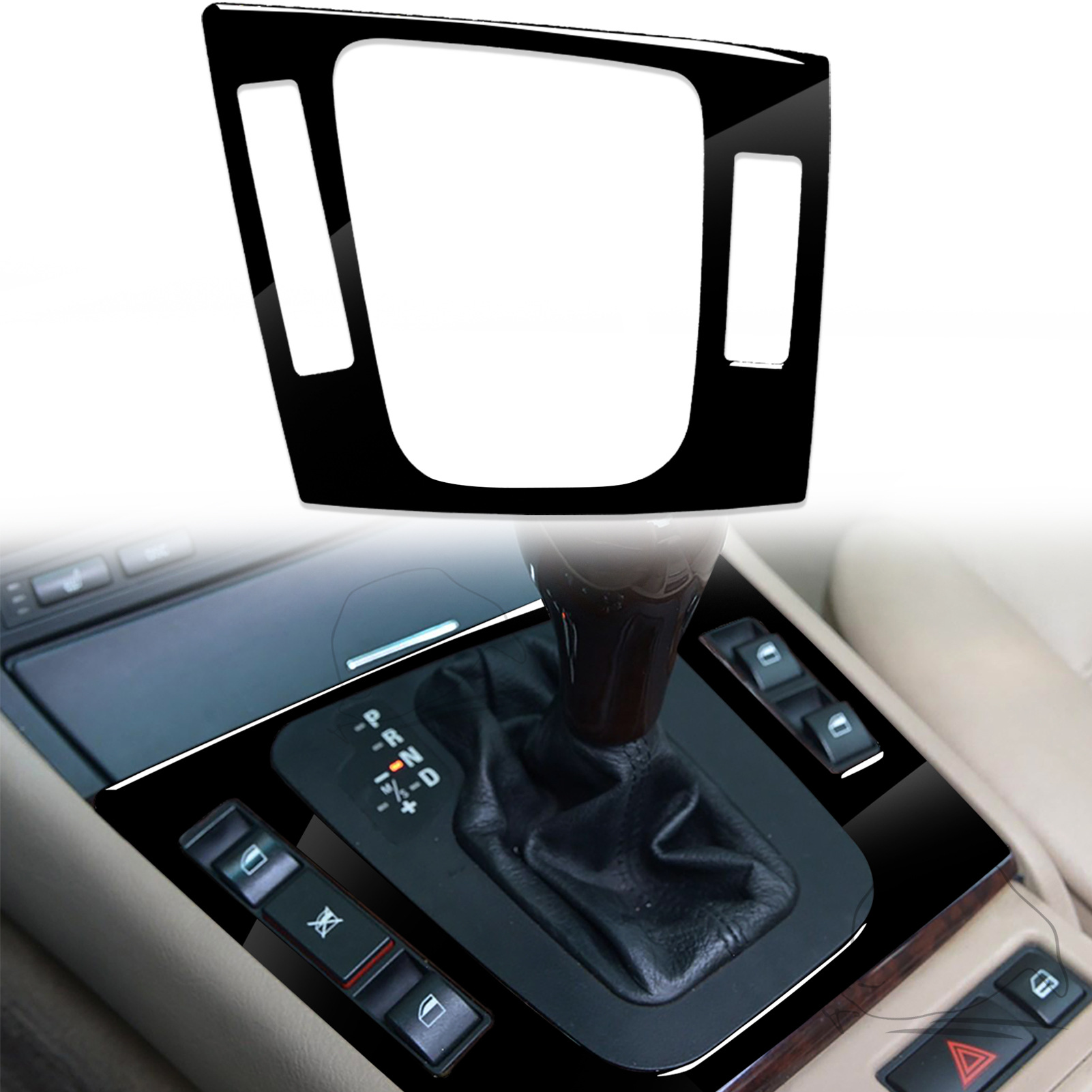 Passat B6 Piano Black Center Console Panel - Interior Upgrade for Volkswagen Magotan B6