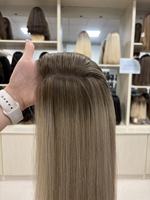 Topper en Cheveux Vierges Naturels à Base de Soie pour Femmes, Respirant, Haute Qualité, Ligne de Cheveux Naturelle Transparente pour Dentelle, Densité 150%