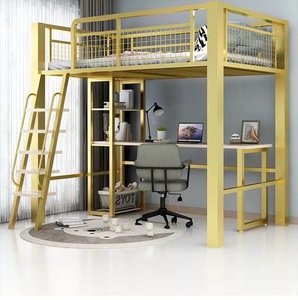 <span class=keywords><strong>Cama</strong></span> Moderna Minimalista de Metal para Apartamento con <span class=keywords><strong>Escritorio</strong></span>, Resistente, para Uso en Escuelas, Hospitales, Dormitorios y Hoteles - Product Image 3