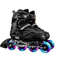 Patins à roulettes en aluminium réglables pour adultes, sport de plein air, patins à roulettes professionnels avec roues en PU 82A lumineuses