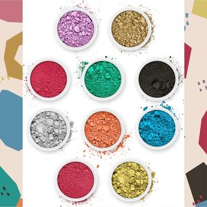 Résine époxy 10 couleurs mica inorganique de poudre pour les cosmétiques Savon Fabrication De Bougies Colorant BRICOL - Product Image 4