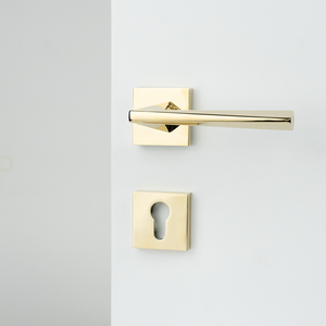 Poignée de porte moderne en alliage de zinc, ensemble de serrures à levier, boutons et accessoires de quincaillerie intérieure pour portes en bois – Fourniture directe usine - Product Image 1