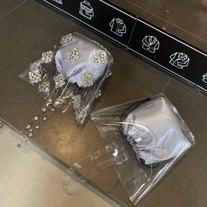 Luxury Diamond Flower Basket Bag PVC <b>Clear</b> Women <b>Handbags</b> Designer Crystal Shoulder Bag Rhinestone Bucket Bags for Women Clutch - Product Image 5