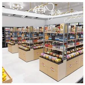 COOL DESIGN Custom supermarket interior design 3D layout modern interior design store