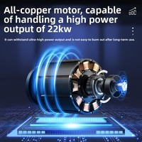 Pompe de transfert auto-amorçante 22 kW à moteur en cuivre, corps en fonte épaisse, anti-corrosion, étanche, avec distance de sortie à bride