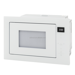 Horno <span class=keywords><strong>microondas</strong></span> integrado blanco de 25L, carcasa de cristal completamente táctil de 220V, fuente de energía eléctrica, clase doméstica, novedad - Product Image 5
