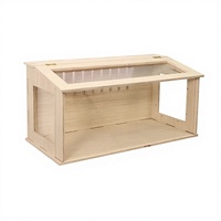 Caisse en bois pour animaux de compagnie, pour l'élevage de poulets et de hamsters, élevage de poussins, opaque/transparente, température constante, facile à nettoyer