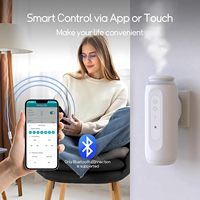 Diffuseur d'arômes intelligent portable 100 ml, connectivité électrique, montage mural, silencieux, aromathérapie domestique, hôtel, maison