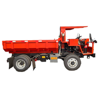 Mini-dumper minier sur roues, mini-dumper diesel autochargeur, tricycle à moteur diesel