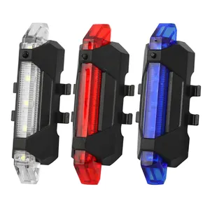 beste helm montiert licht Suppliers-Bestseller Fahrrad licht USB-Aufladung Wasserdichtes Nacht fahren Super helle LED-Lampe Fahrrad Sicherheit Rücklicht Fahrrad zubehör
