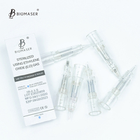 Biomaser-cartucho de maquillaje permanente, aguja de maquillaje permanente, máquina de tatuaje, tamaño de aguja estándar