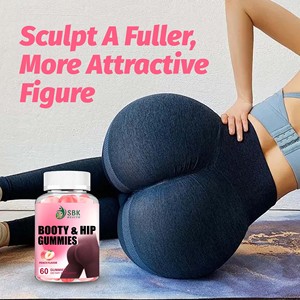 Private Label Booty Hip Gummies with Bovine Collagen Peptides and Zinc Sculpt a Fuller More Attractive Figure Vitamin C Gummies - Product Image 6