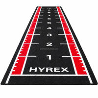 Gazon synthétique artificiel pour tapis de luge lestée de salle de sport, taille, logo et couleur personnalisables, tapis de fitness, gazon de salle de sport, matériau PE 20 mm