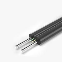 Cable de fibra óptica de caída FTTH para aplicaciones de red interior y exterior