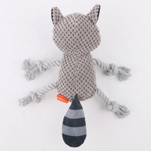 不滅の犬用おもちゃ積極的なチェワーインタラクティブ歯が生えるきしむロープ犬用おもちゃ忙しいぬいぐるみ子犬用おもちゃ - Product Image 6