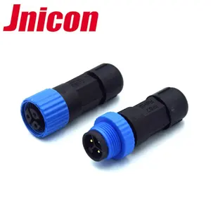 Jnicon M15 3pin Mannelijke Vrouwelijke IP68 Waterdichte Elektrische Led Licht Connectors