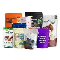 Sachets Doypack refermables pour aliments pour animaux de compagnie et compléments sportifs, emballage recyclable et écologique en PET/VMPET/PE, 250g 500g