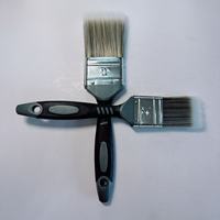 Lot de 3 brosses à filament conique avec manche TPR et poignée ergonomique pour le detailing automobile