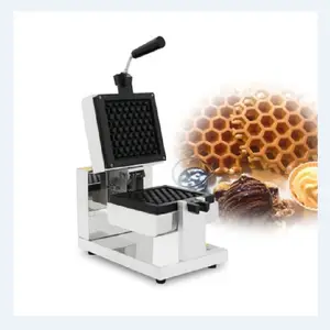Venda quente Elétrico Rotativo do favo de mel Máquina De Waffle para uso Comercial