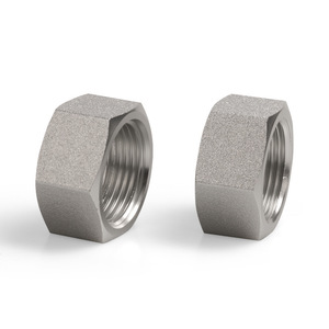 Écrou hexagonal en alliage d'aluminium anodisé, sablé, résistant à la corrosion, finition mate pour usage industriel - Product Image 2