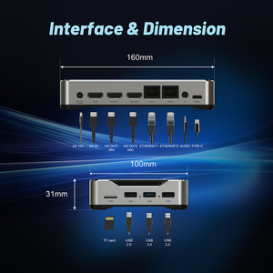 A009 thông minh TV hộp rk3588 Chipset Android 12 <span class=keywords><strong>Linux</strong></span> PC hộp Debian 11 wifi6 1000m bt5.0 hiệu suất cao đa mở rộng cổng - Product Image 5