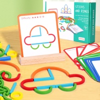 Tablero de rompecabezas de madera para niños, concentración para niños y niñas, Educación Temprana, iluminación, rompecabezas para bebés, Juguetes