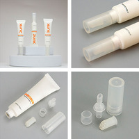 Tube d'emballage cosmétique de crème de réparation nourrissante profonde avec tête de Gel de silice crème de réparation de cuticules d'ongle Tubes de brosse douce en Silicone