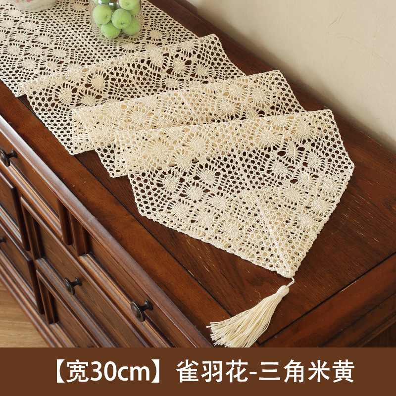 [30cm wide] Sparrow Feather Flower - Triangular Beige