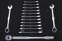 Ensemble d'outils de mécanicien de 200 pièces avec plateau EVA, clé dynamométrique, douilles, tournevis pour la réparation automobile, garage, directement de l'usine