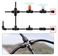 Capuchon d'extrémité de 4-7 mm pour tube anti-goutte, connecteur d'étanchéité pour l'eau, raccord de micro-pulvérisation pour jardinage domestique, pièce en plastique pour l'étanchéité des conduites de pots de fleurs