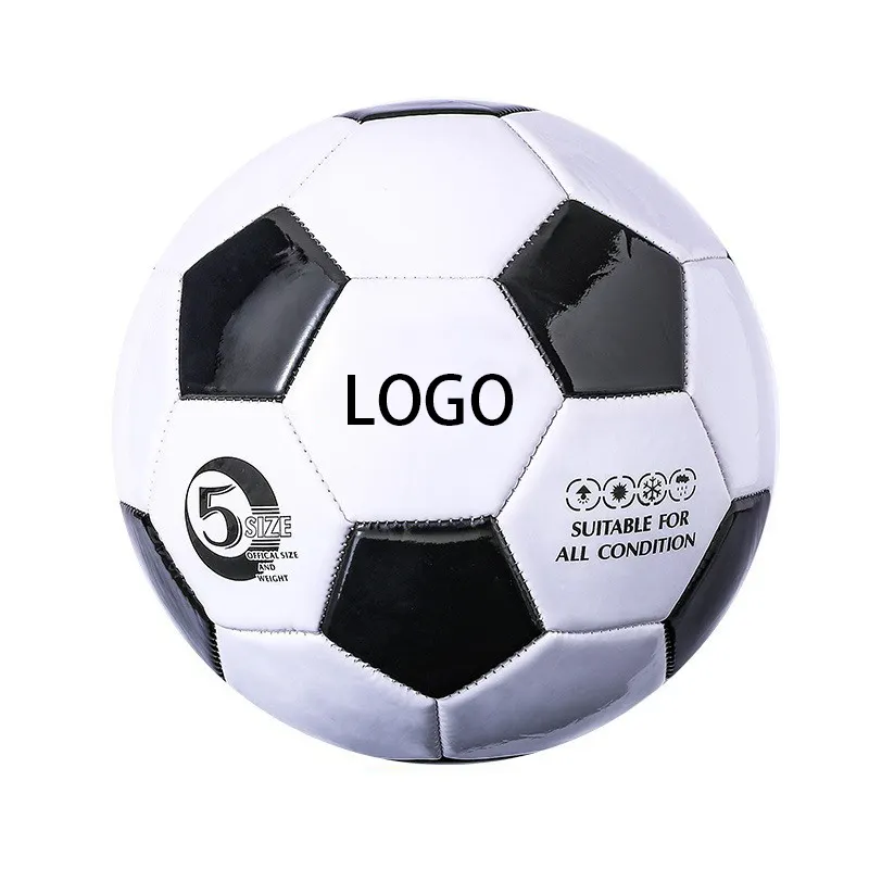 Balón de fútbol de neopreno personalizado barato al por mayor, tamaño 5, tamaño 4, fabricante en China